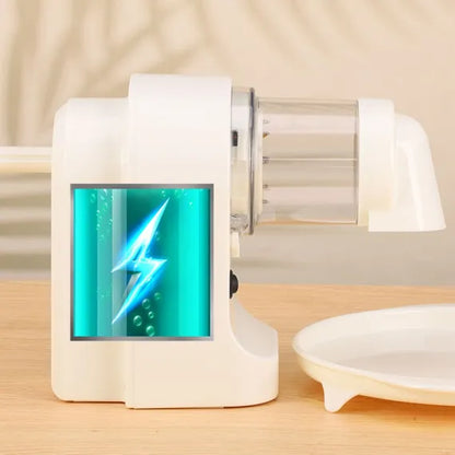 s: Aparat Manual de Spart Gheață Instant – Concasor Portabil pentru Smoothie și Cocktail-uri, Design Ergonomic, Lame din Inox, Ideal pentru Uz Casnic și Horeca