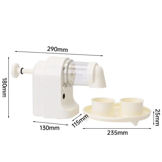 s: Aparat Manual de Spart Gheață Instant – Concasor Portabil pentru Smoothie și Cocktail-uri, Design Ergonomic, Lame din Inox, Ideal pentru Uz Casnic și Horeca