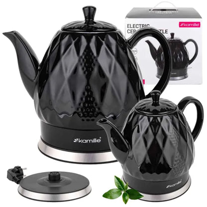 Fierbator electric ceramic 1.5 l, negru