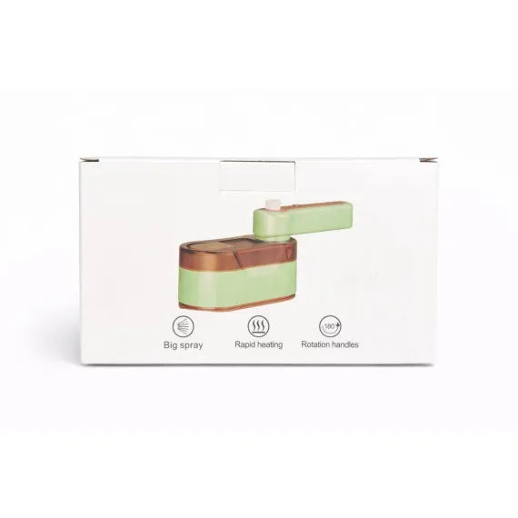 Aparat de calcat cu abur 2 in 1, vertical si orizontal, alimentare la priza, incalzire rapida, verde