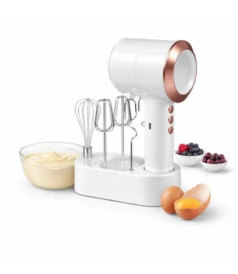 Mixer electric 3 in 1 cu suport si accesorii pentru mixare, batere si framantare