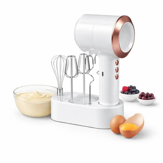 Mixer electric 3 in 1 cu suport si accesorii pentru mixare, batere si framantare