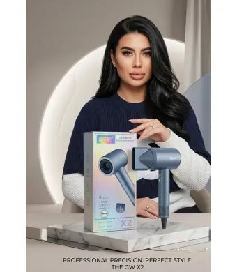 Uscător profesional de păr GW X2, 3000W, albastru