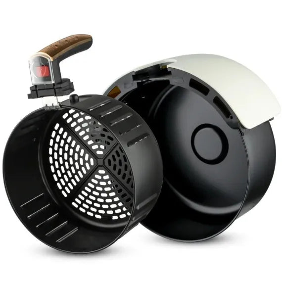 Air Fryer RAF 5234W - Friteuza cu Aer Cald, Fara Ulei, Capacitate 6L, 2400W, Alb