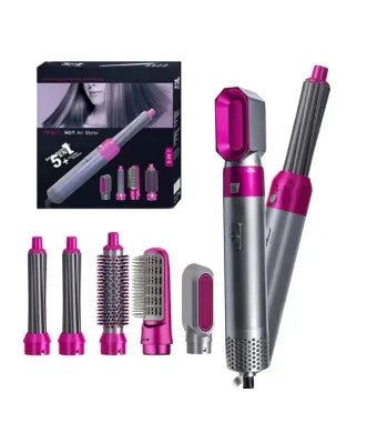 Perie One Step 5in1 electrica pentru volum cu aer cald, perie